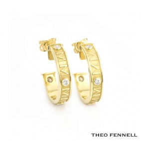 Theo Fennell Fennellium?Hoop Earrings